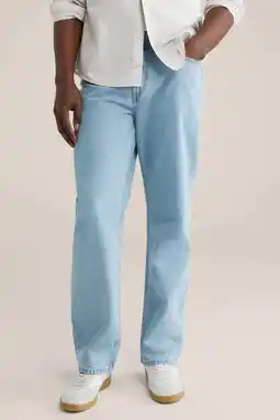Wehkamp WE Fashion Blue Ridge loose fit jeans light blue denim aanbieding