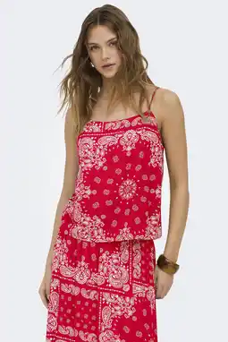 Wehkamp ONLY top rood aanbieding