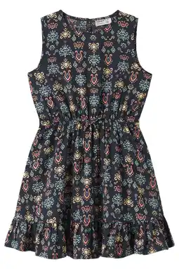 Wehkamp NAME IT KIDS midi jurk donkerblauw aanbieding