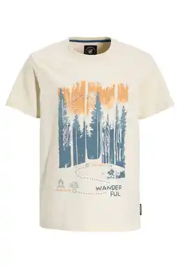 Wehkamp Me & My Monkey T-shirt ecru aanbieding