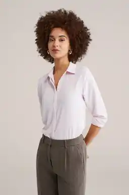 Wehkamp WE Fashion blouse lichtroze aanbieding