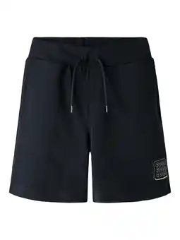 Wehkamp NAME IT KIDS regular sweatshort donkerblauw aanbieding