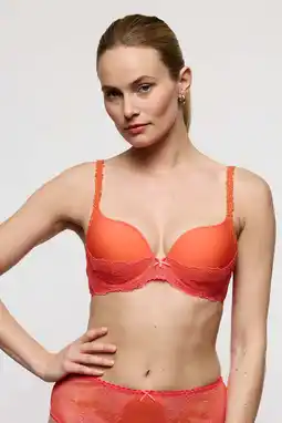 Wehkamp Marie Jo voorgevormde beugelbh Solene koraalrood aanbieding