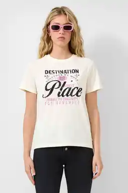 Wehkamp QS T-shirt ecru aanbieding