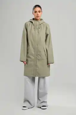 Wehkamp America Today regenjas lichtkaki aanbieding