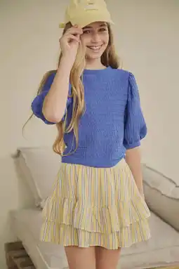 Wehkamp NoBell’ blousetop blauw aanbieding