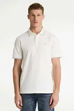 Wehkamp CHASIN' regular polo wit aanbieding