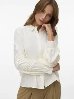 Wehkamp VERO MODA blouse ecru aanbieding