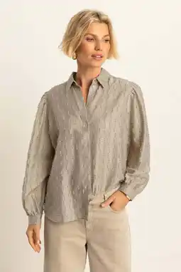 Wehkamp Expresso blouse taupe aanbieding
