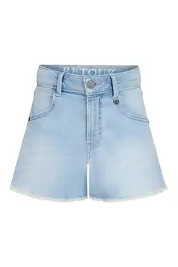 Wehkamp Retour Jeans relaxed regularwaist short light blue denim aanbieding
