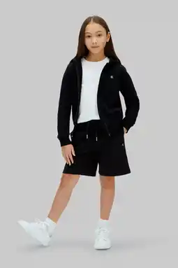 Wehkamp Calvin Klein sweatshort zwart aanbieding
