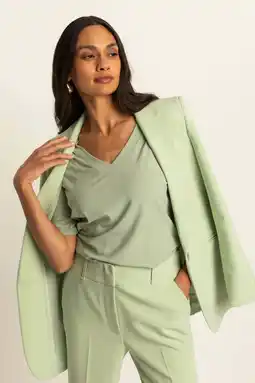 Wehkamp Expresso blazer lichtgroen aanbieding