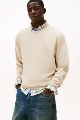 Wehkamp Tommy Jeans sweater ecru aanbieding