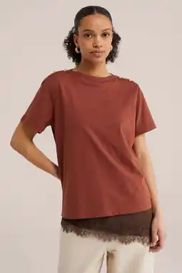 Wehkamp WE Fashion T-shirt terra aanbieding