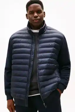 Wehkamp Tommy Hilfiger Big & Tall sweatvest Plus Size donkerblauw aanbieding
