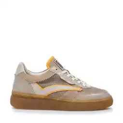 Wehkamp Floris van Bommel Fygi 01.02 suède sneakers taupe aanbieding