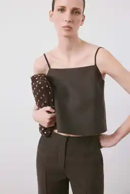 Wehkamp Mango top bruin aanbieding
