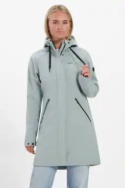 Wehkamp Kjelvik softshell jas Mila lichtblauw aanbieding