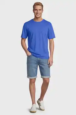 Wehkamp Anytime regular T-shirt blauw aanbieding