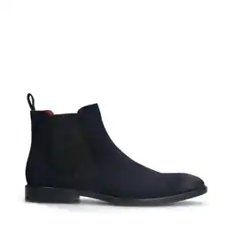 Wehkamp Manfield suède chelsea boots donkerblauw aanbieding