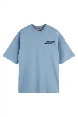 Wehkamp Scotch & Soda T-shirt blauw aanbieding