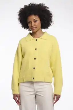 Wehkamp Rino & Pelle cropped blazer geel aanbieding