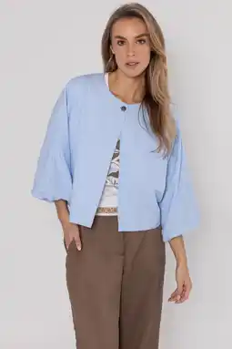 Wehkamp Poools jasje lichtblauw aanbieding