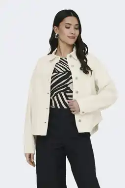 Wehkamp JDY denim spijkerjas ecru aanbieding