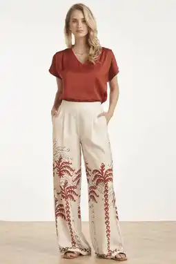 Wehkamp Smashed Lemon blousetop rood aanbieding