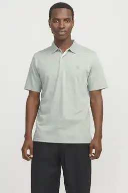Wehkamp JACK & JONES PREMIUM regular polo lichtgroen aanbieding