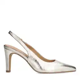 Wehkamp Manfield leren slingback pumps goud aanbieding
