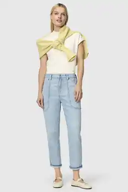 Wehkamp MAC loose fit jeans light blue denim aanbieding
