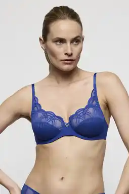 Wehkamp Marie Jo niet-voorgevormde beugelbh Cathia blauw aanbieding