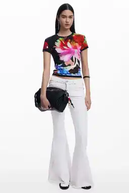Wehkamp Desigual gebloemde T-shirt multi aanbieding