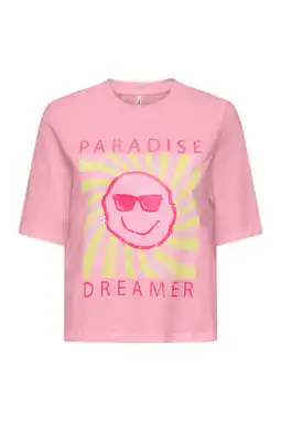 Wehkamp KIDS ONLY GIRL T-shirt roze aanbieding