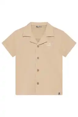 Wehkamp Daily7 T-shirt met backprint met textuur beige aanbieding