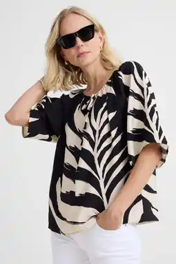 Wehkamp Smashed Lemon top zwart aanbieding