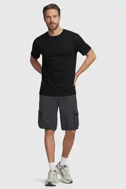 Wehkamp Anytime regular T-shirt zwart aanbieding