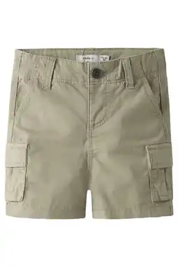 Wehkamp NAME IT MINI straight cargo short beige aanbieding
