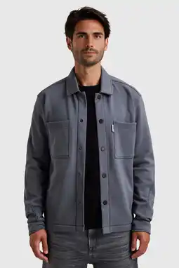 Wehkamp Cast Iron overshirt grijsblauw aanbieding