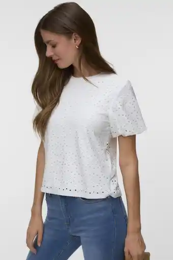Wehkamp VERO MODA top ajour wit aanbieding