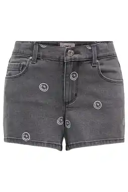 Wehkamp KIDS ONLY GIRL regular short grey denim aanbieding