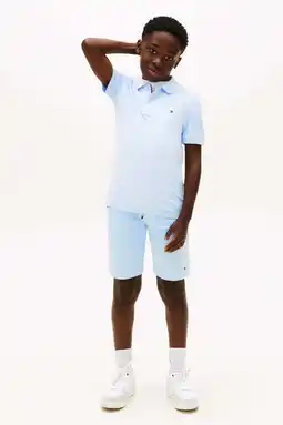 Wehkamp Tommy Hilfiger polo lichtblauw aanbieding