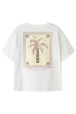 Wehkamp NAME IT KIDS T-shirt met backprint wit aanbieding