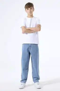 Wehkamp Garcia baggy jeans medium blue denim aanbieding