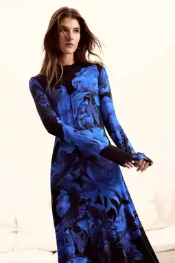Wehkamp Desigual maxi jurk blauw aanbieding