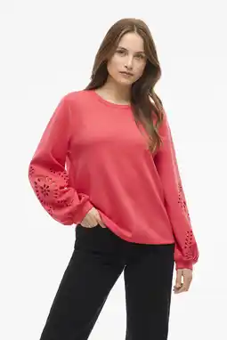 Wehkamp VILA sweater koraalrood aanbieding