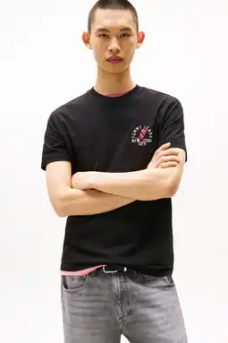 Wehkamp Tommy Jeans T-shirt zwart aanbieding