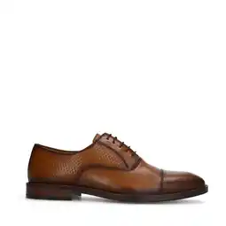 Wehkamp Manfield leren veterschoenen cognac aanbieding