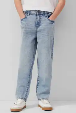Wehkamp s.Oliver loose fit jeans baggy jeans medium blue denim aanbieding